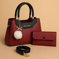 The Maroon Duo Set