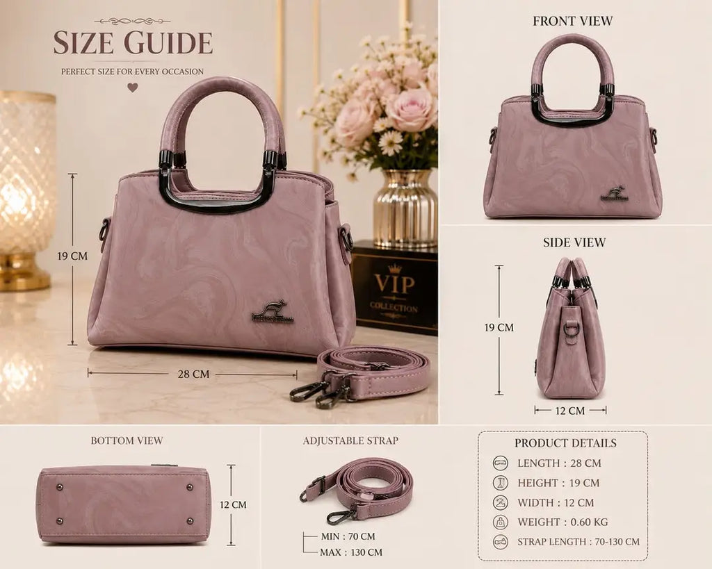 Women's Leather Printed Shoulder Bag