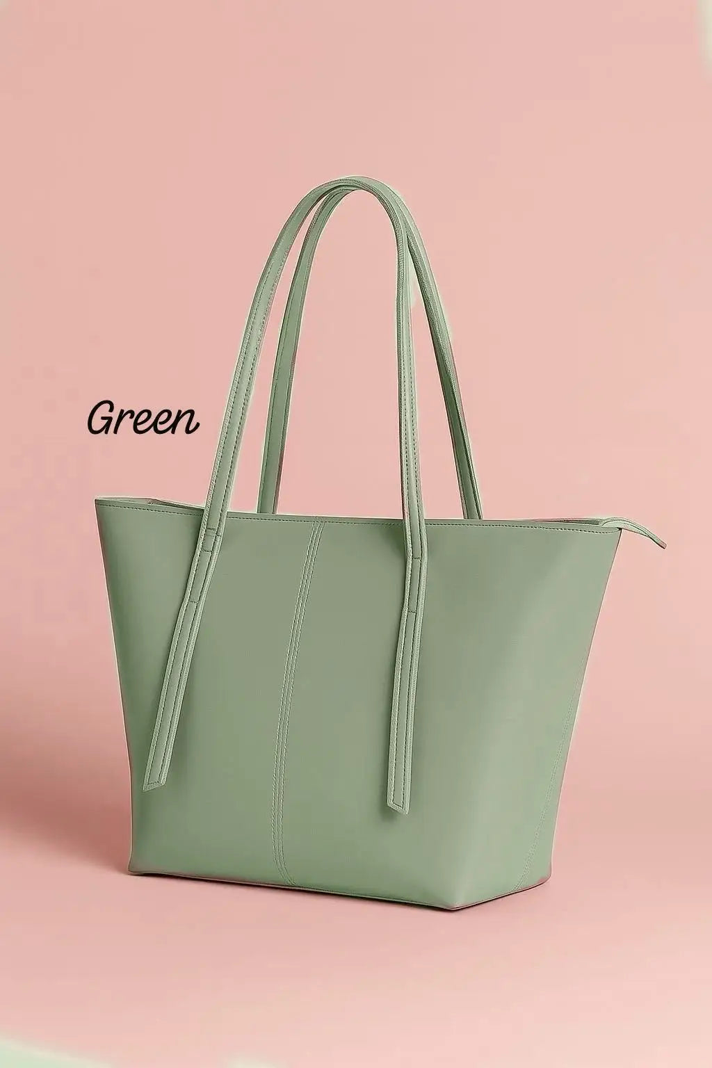 Women's Leather Plain Shoulder Bag