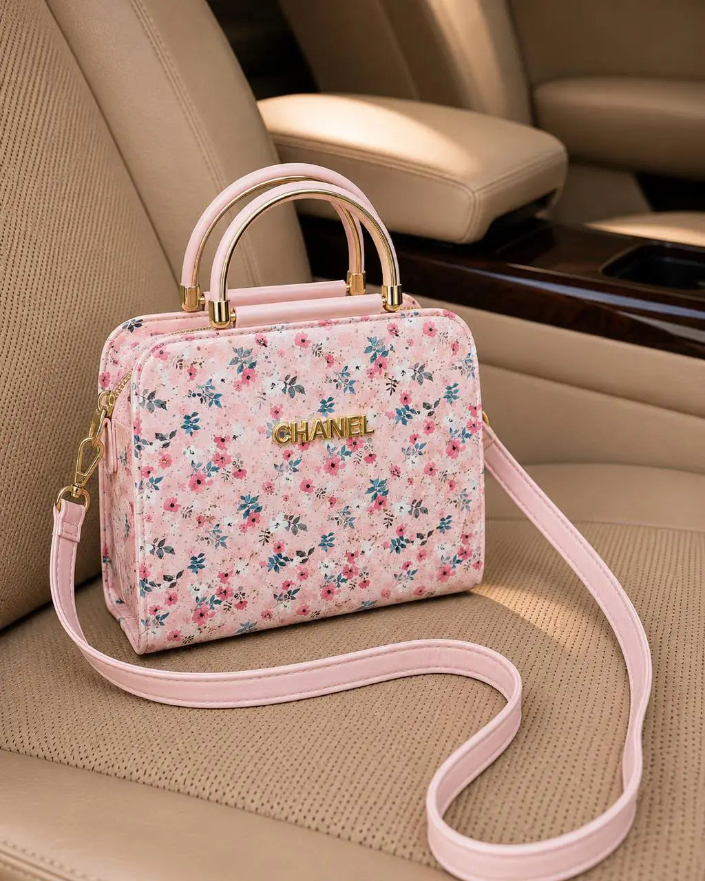 Women's Leather Plain Shoulder Bag
