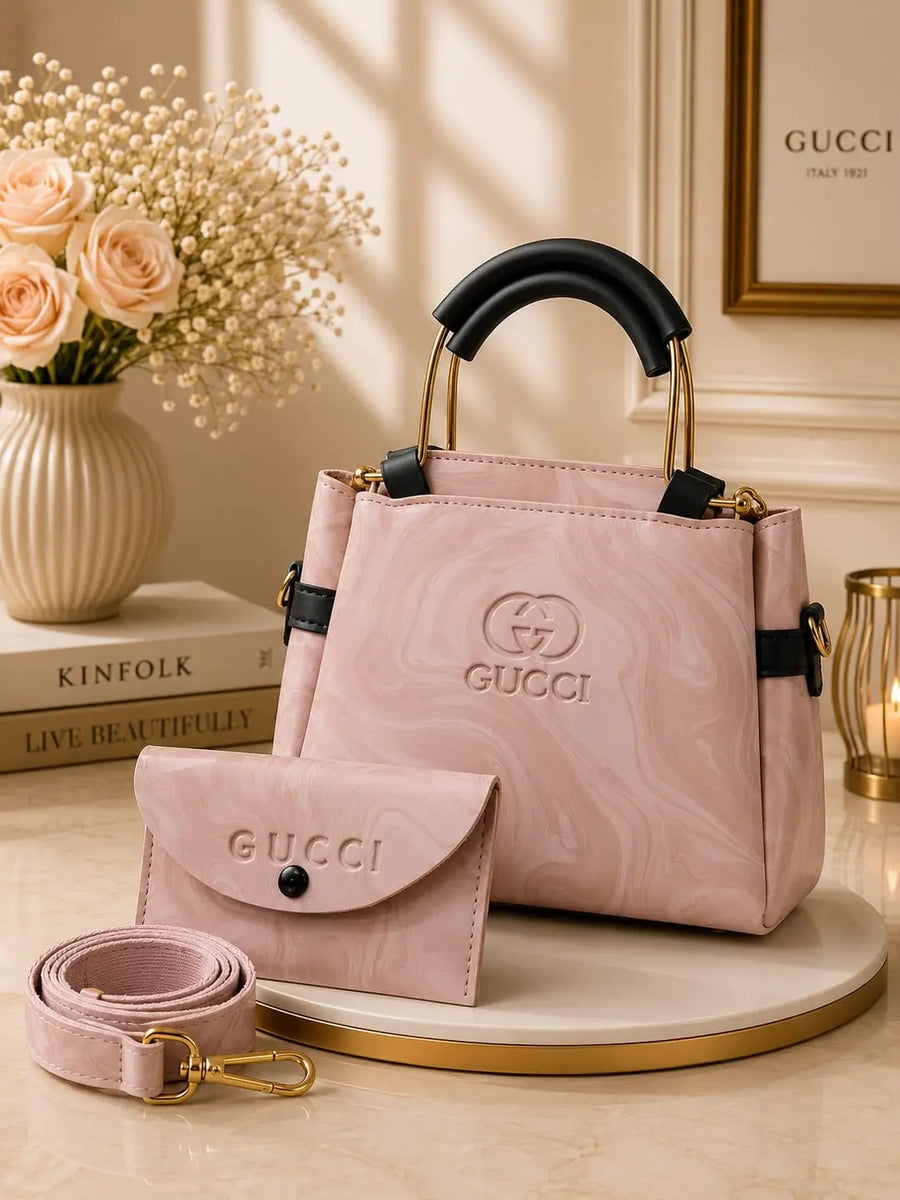 Women's Leather Plain Shoulder Bag