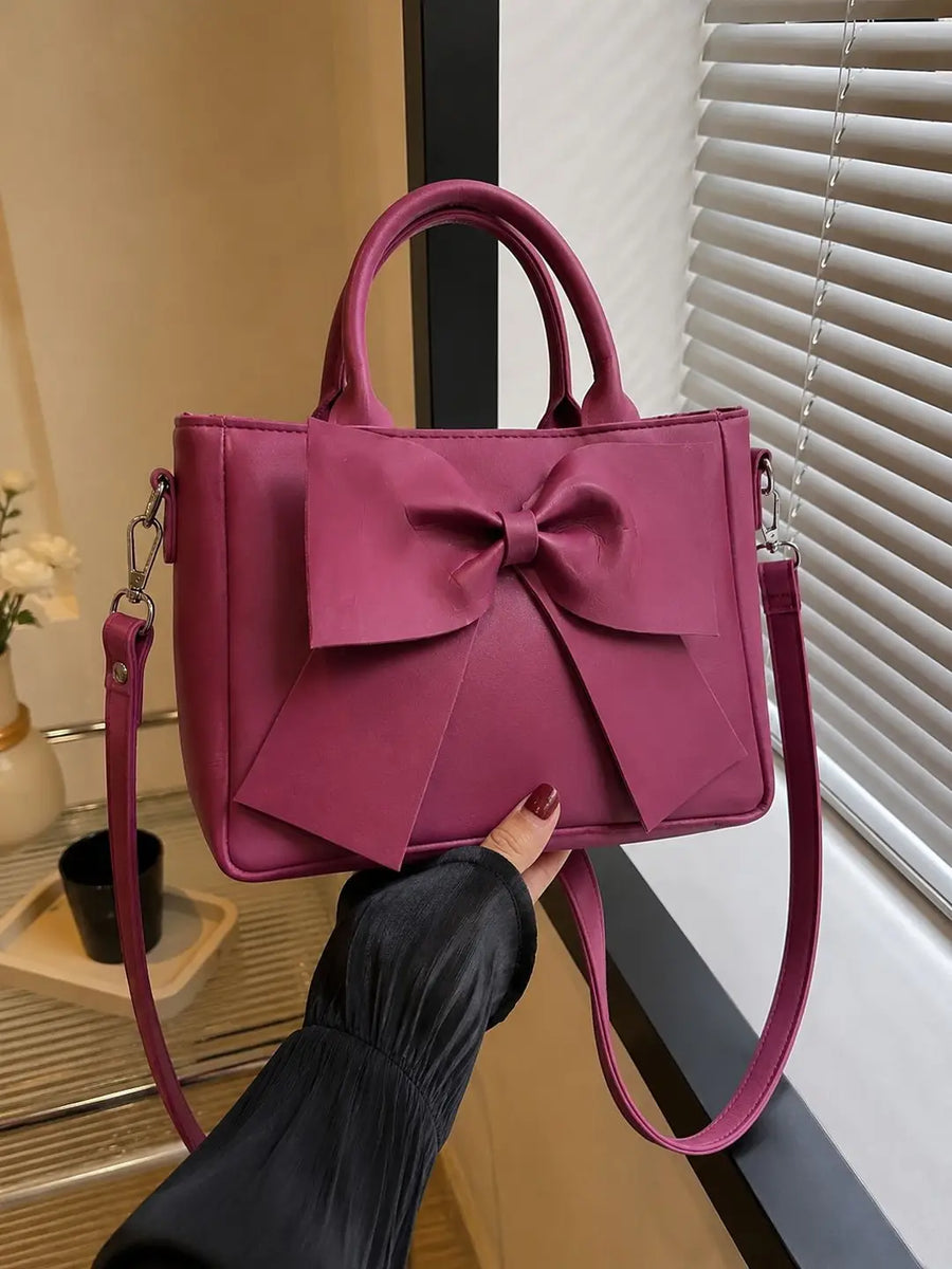 Women's Leather Plain Shoulder Bag