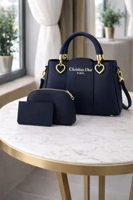 The Navy Handbag Set