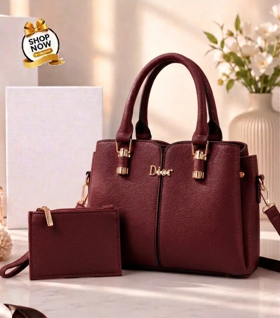 Women's Rexine Textured Hand Bag