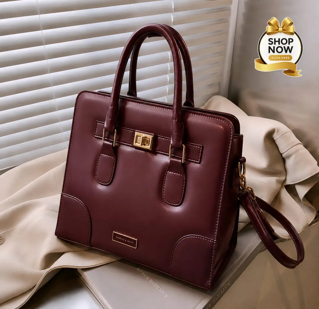 Women's Rexine Plain Hand Bag