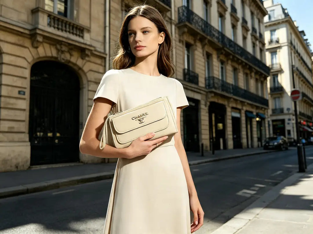 Women's PU Leather Plain Clutch